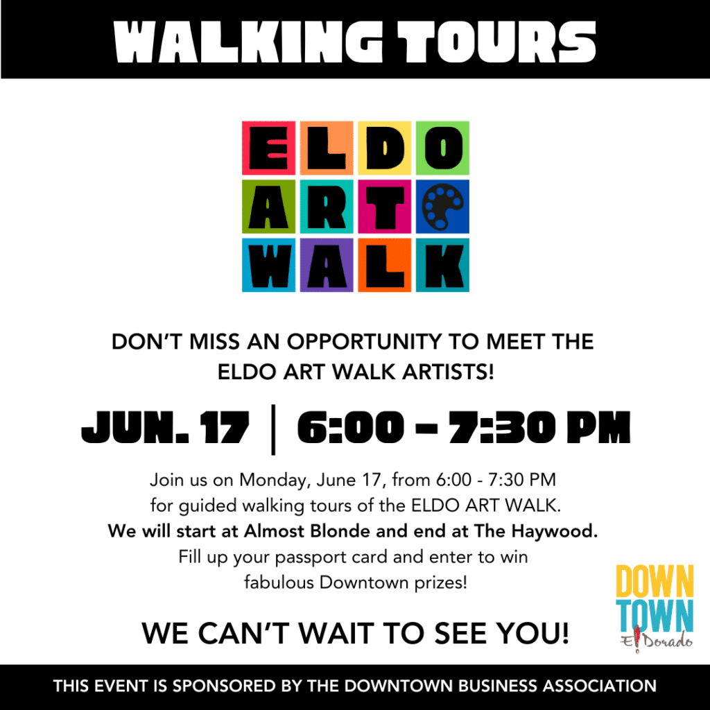 Guided Tours @ Downtown Art Walk - El Dorado, Arkansas